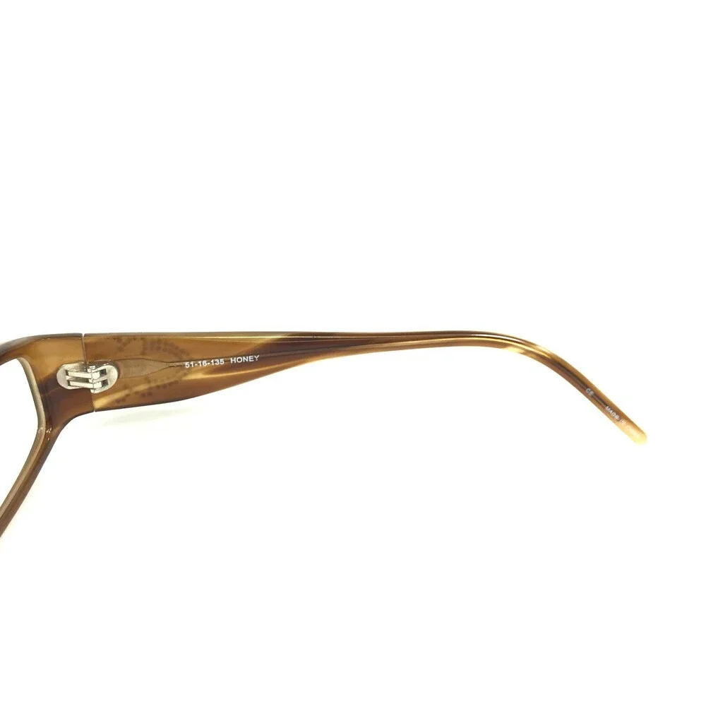 Karen Kane Eyeglasses Frames SCALLOP TULLE HONEY Rectangular Sparkly 51-16-135